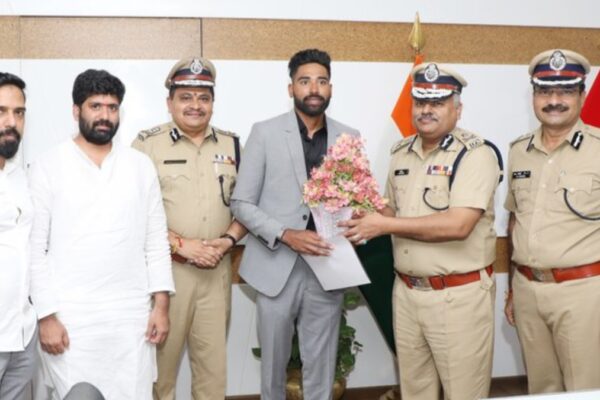 Mohammed Siraj is Appointed as DSP at Telangana DGP Office