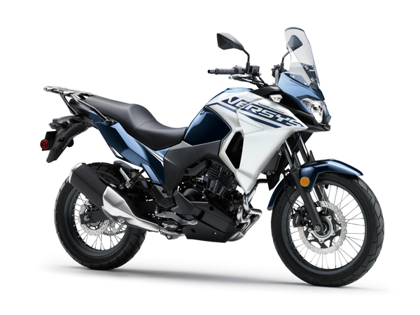 Kawasaki Versys-X 300: METALLIC OCEAN BLUE/PEARL ROBOTIC WHITE