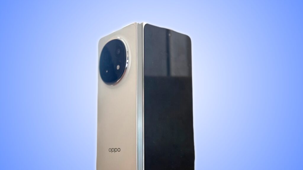 OPPO Find N6 foldable smartphone with book style large OLED display