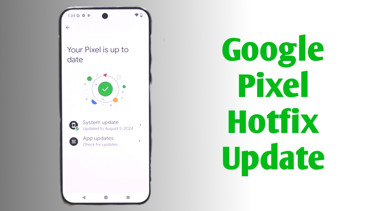 Google pixel hotfix update