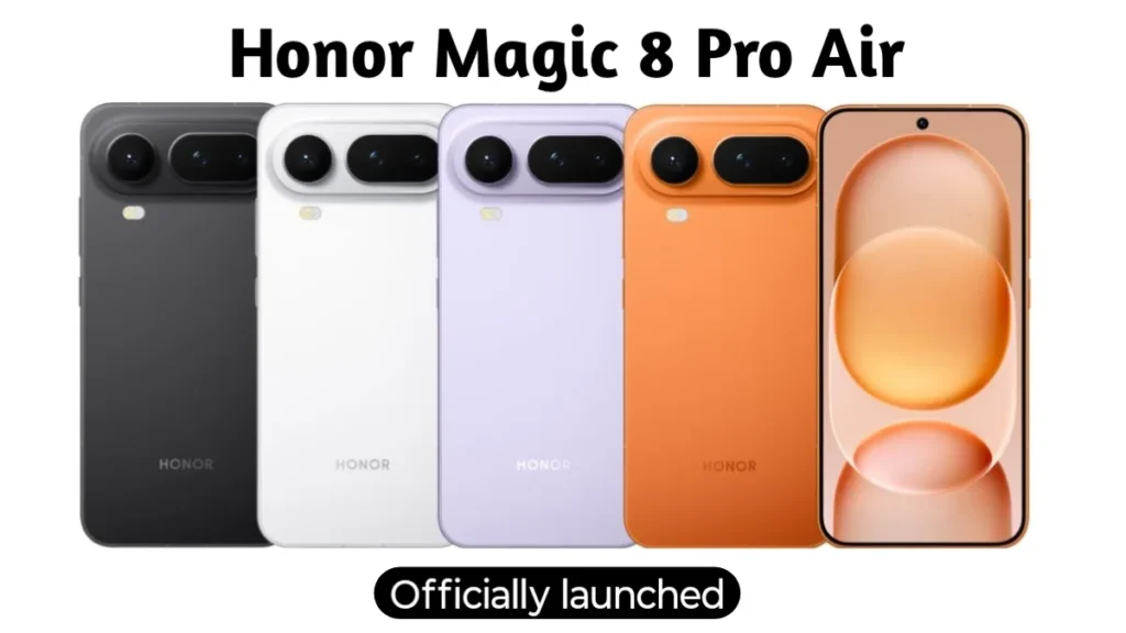 Honor Magic 8 Pro Air smartphone launched with slim 6.1mm design and premium camera setup