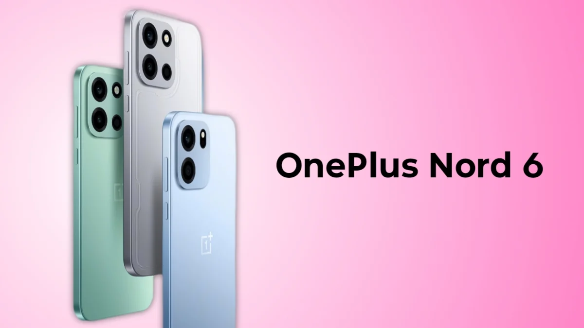 OnePlus Nord 6 স্মার্টফোন – 165Hz AMOLED ডিসপ্লে, বড় ব্যাটারি ও শক্তিশালী পারফরম্যান্স