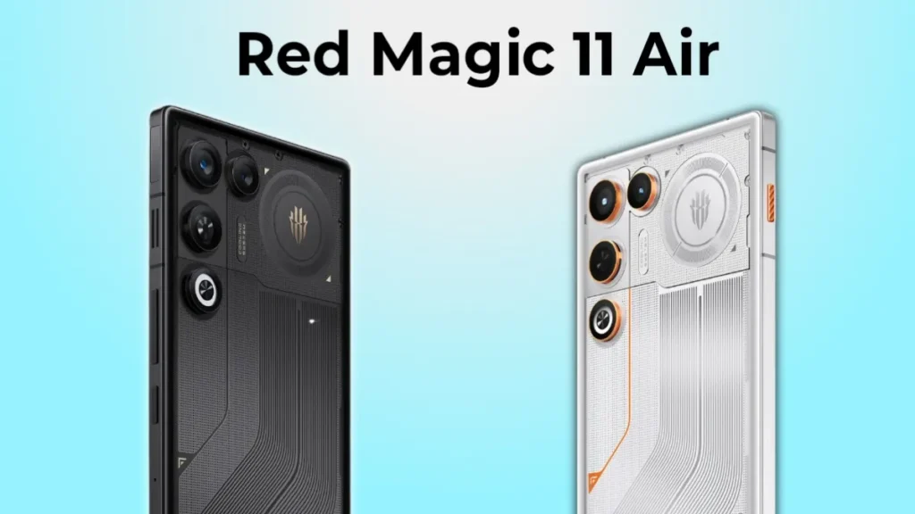 Red Magic 11 Air gaming smartphone with full-screen OLED display, Snapdragon 8 Elite chipset and active cooling fan