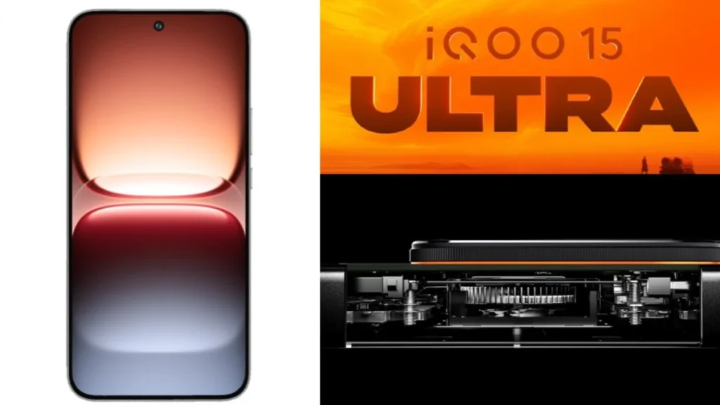 iQOO 15 Ultra smartphone with 2K OLED display, Snapdragon 8 Elite Gen 5 processor and active cooling fan