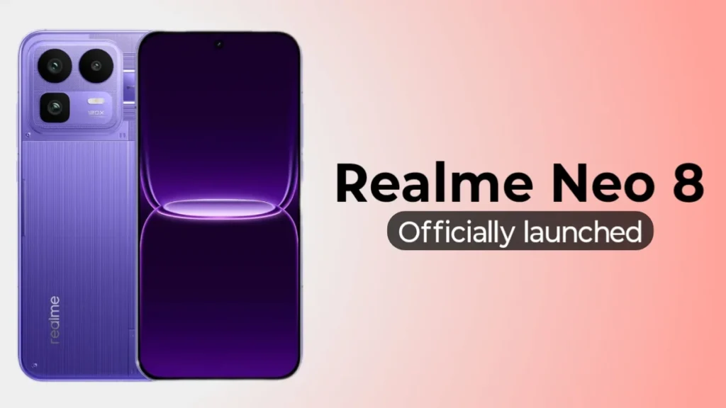 Realme Neo 8 5G smartphone launched with 165Hz AMOLED display and Snapdragon 8 Gen 5
