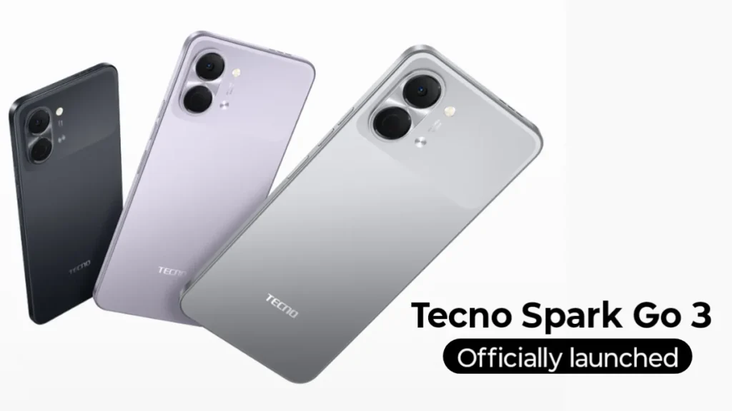 Tecno Spark Go 3 smartphone with 120Hz display, offline calling feature and IP64 rating