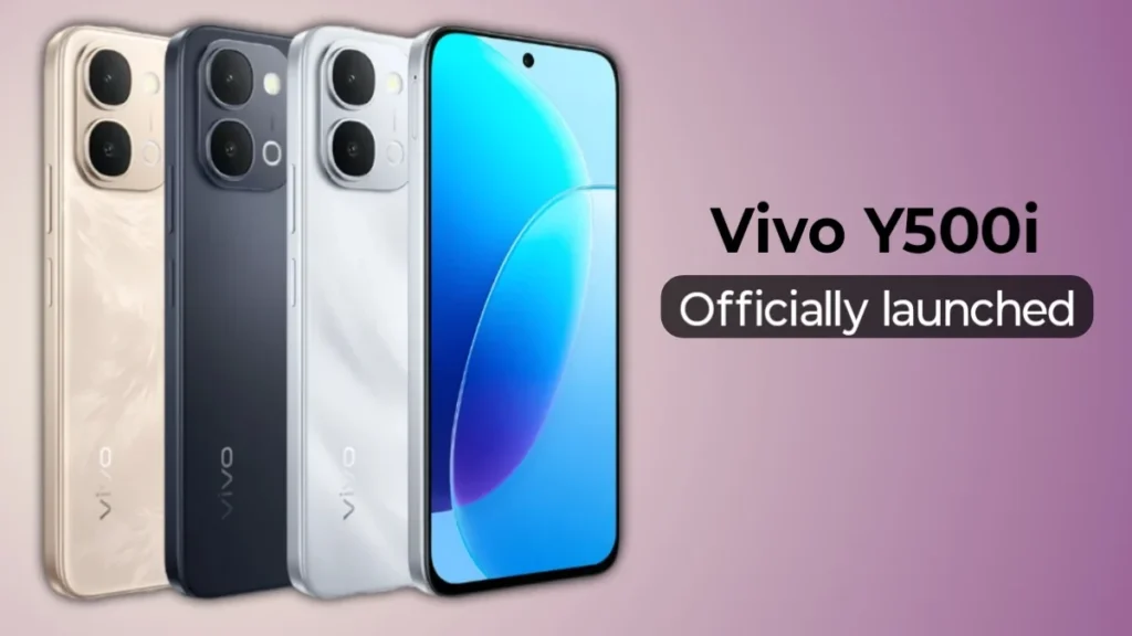 Vivo Y500i 5G smartphone featuring 7200mAh battery, Snapdragon 4 Gen 2 processor and 50MP camera