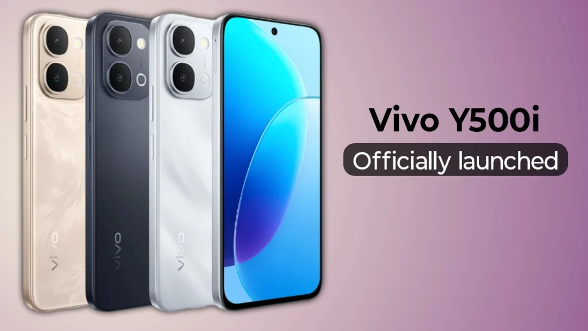 Vivo Y500i 5G smartphone featuring 7200mAh battery, Snapdragon 4 Gen 2 processor and 50MP camera