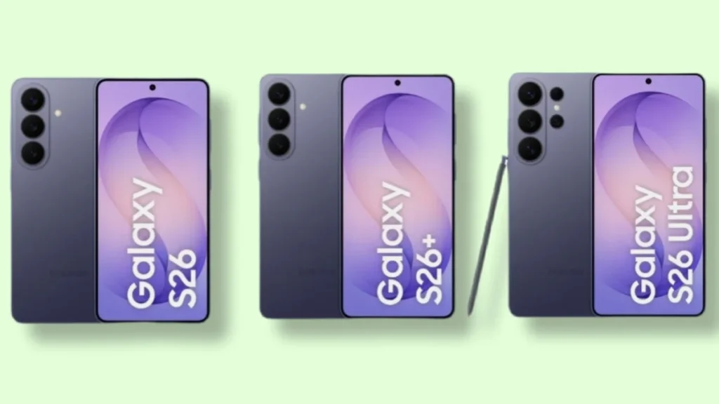 Samsung Galaxy S26, S26+ and S26 Ultra official look