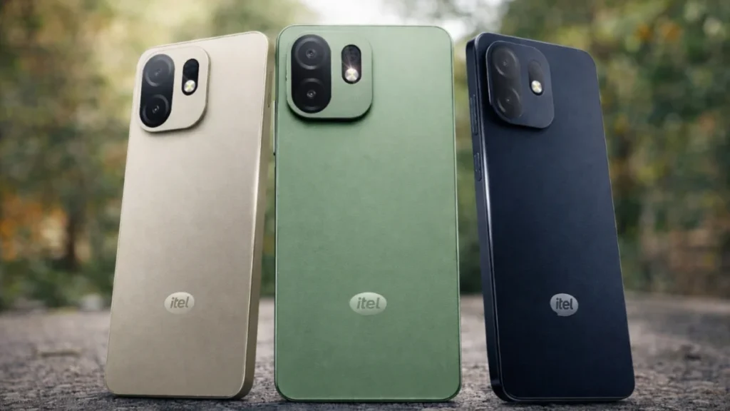 itel A100 4G smartphone with 90Hz display and MIL-STD durability design