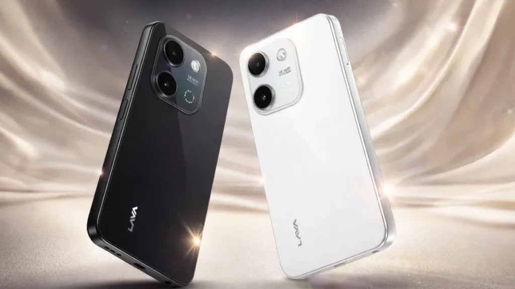 Lava Bold N2 Black and White color back view