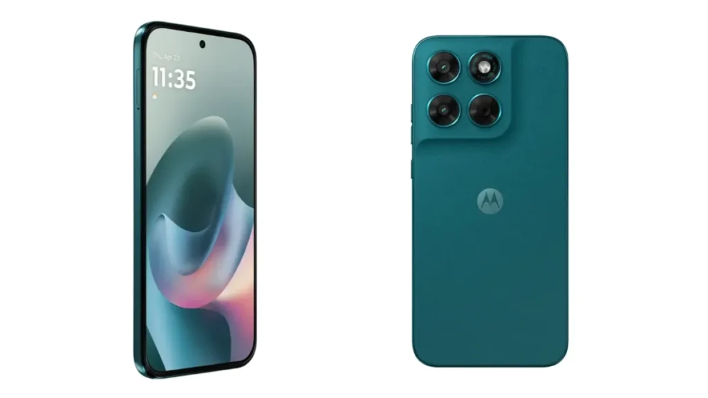 Motorola Moto G77 5G smartphone with AMOLED display and triple camera design