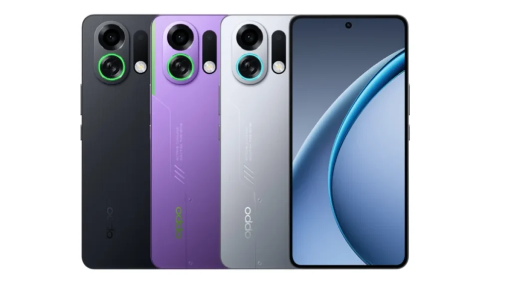Oppo K14 Turbo smartphone with large battery and active cooling system
