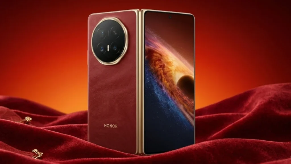 Honor Magic V6 4mm slim foldable design shown at Mobile World Congress 2026