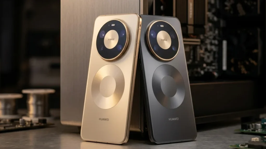 কুলিং ফ্যান সহ Huawei Mate 80 Pro Max Wind Edition স্মার্টফোন