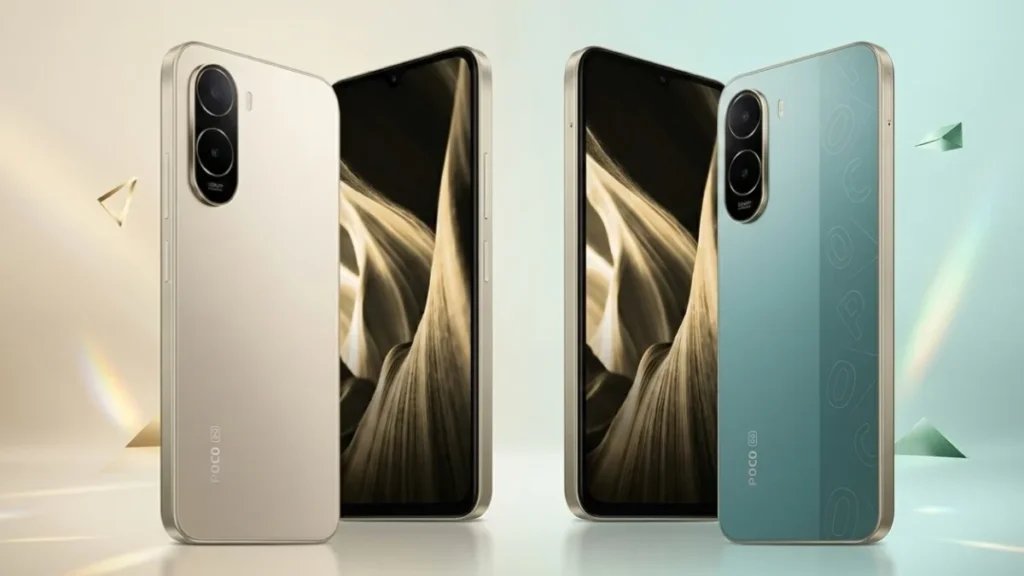 POCO C85x 5G design and color options