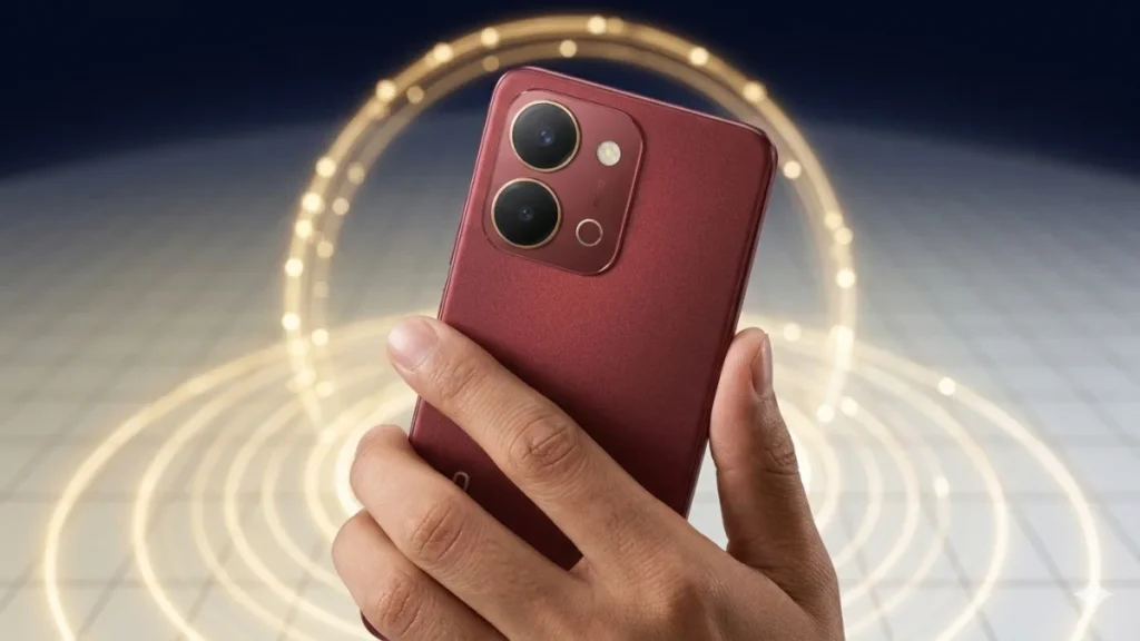 Vivo Y51 Pro smartphone back panel teaser showing Vivo branding