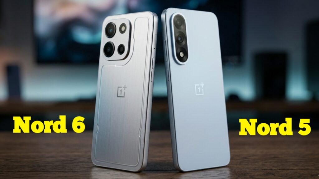 OnePlus Nord 6 vs OnePlus Nord 5 comparison display processor battery upgrades