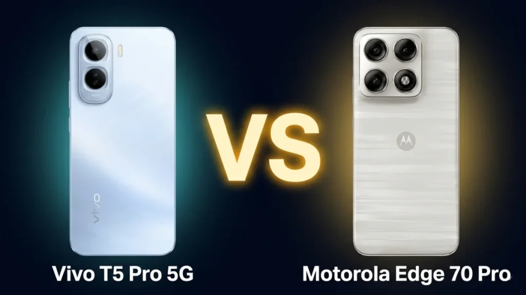 Vivo T5 Pro 5G vs Motorola Edge 70 Pro তুলনা — ভারতে কোন মিড-রেঞ্জ ফোন সেরা 2026
