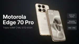 Motorola Edge 70 Pro India Launch — Triple 50MP Sony ক্যামেরা MIL-STD-810H বিল্ড স্মার্টফোন