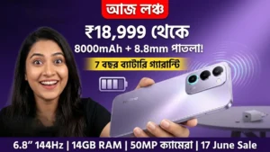 Realme P4R 5G launch India ₹18,999 8000mAh battery 8.8mm slim 6.8 inch 144Hz
